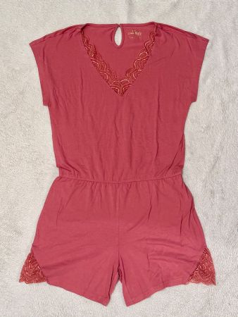 Onepiece Overal Body Essentials Tchibo korallenrot Gr. 36/38