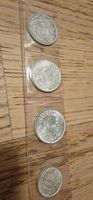 3x 1.- silber /1x 50Rp.