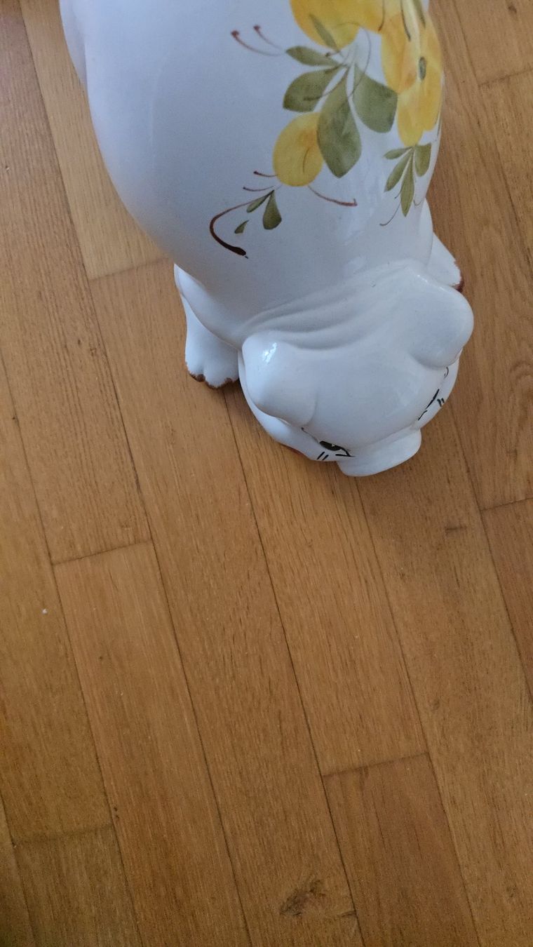 Spardosen: Sparschwein "Frühlingsblume" – Gebraucht aus Rafz von Domimir 7
