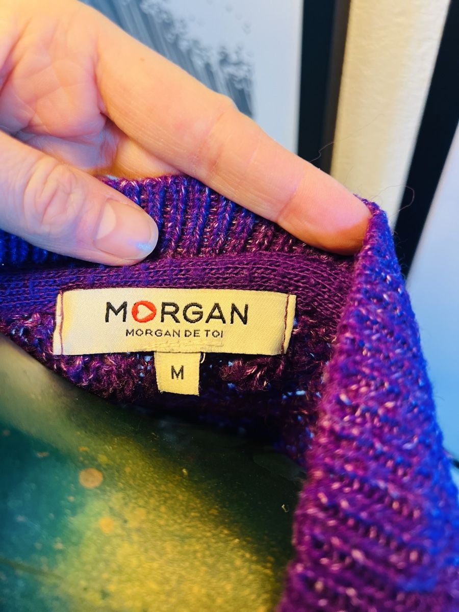 Morgan Maglioni & Felpe: Morgan Strickpullover, lila/violett, Gr M – Usato da Murten venduto da Rebelle_en_Style 2