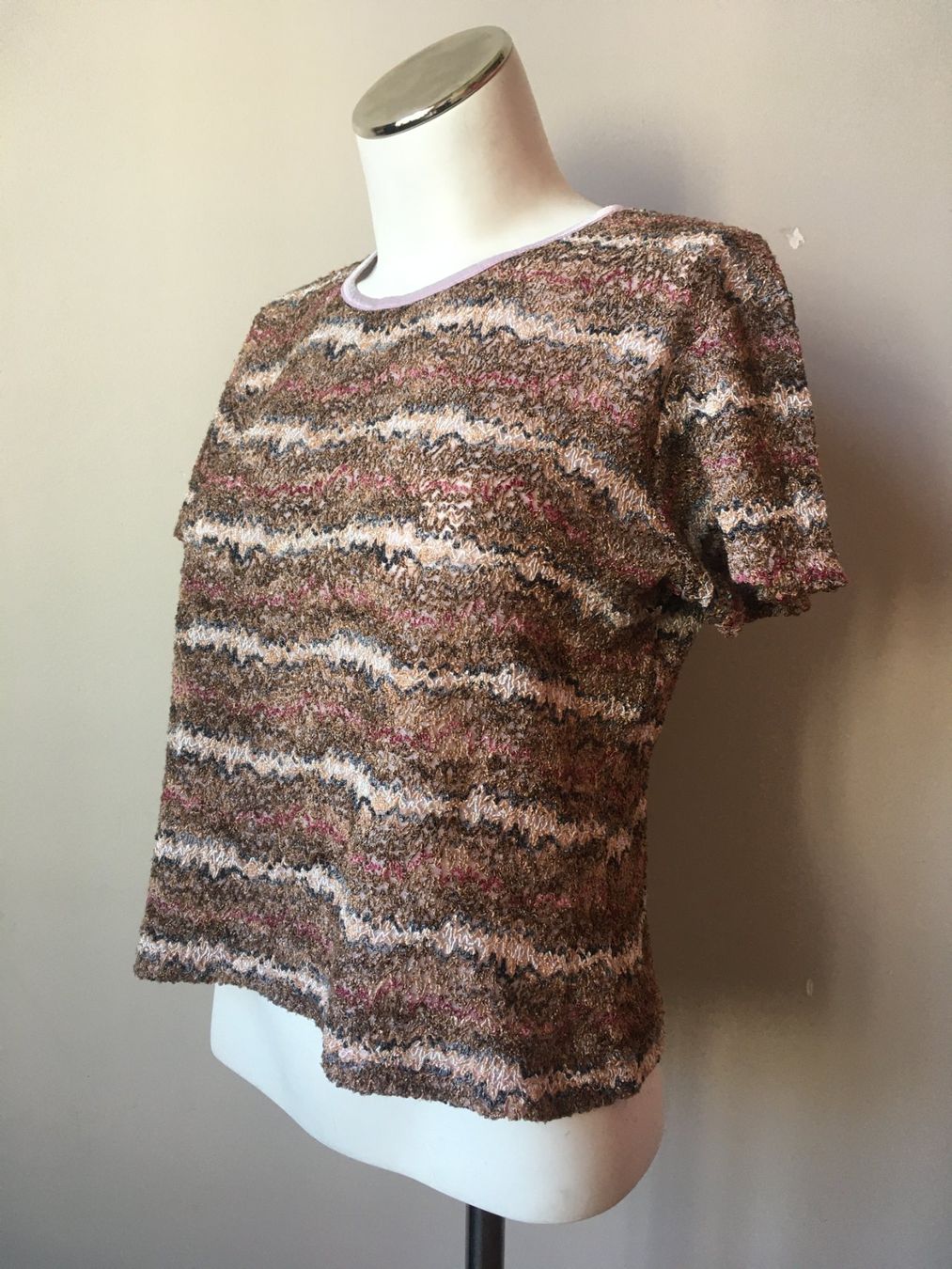 T-shirt: T-shirt texturé - taille S – Usato da Troinex venduto da Irisglo 5