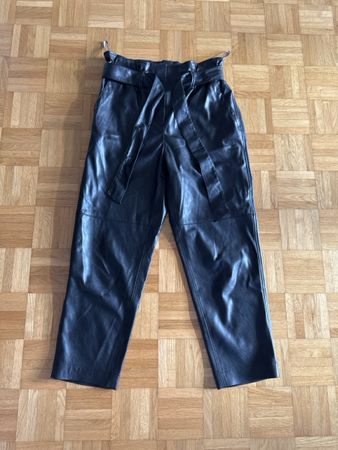Luisa Cerano Vegan Leather Trousers 36