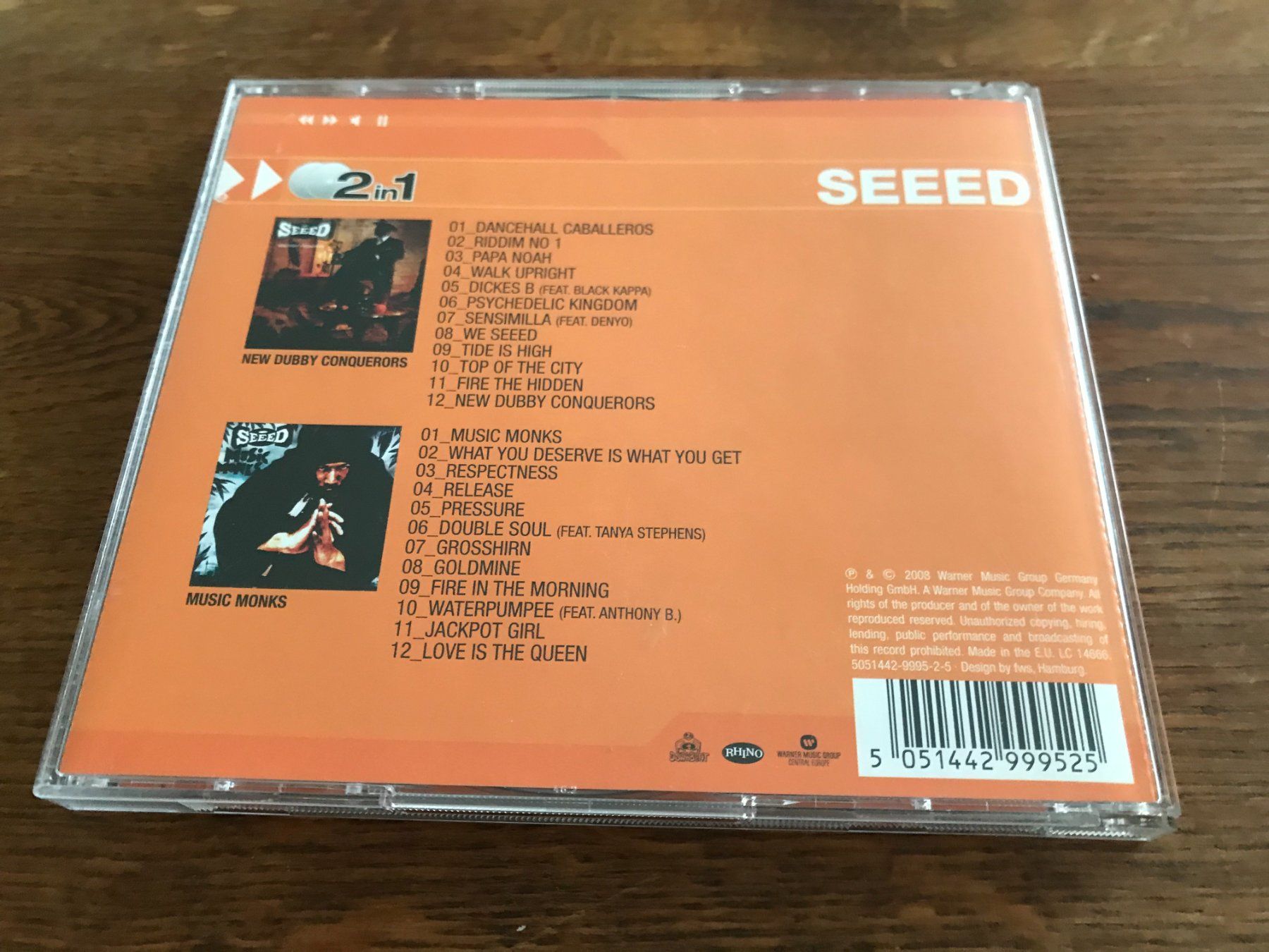 CD: SEEED - New Dubby Conquerors + Music Monks - 2CD – Usato da Buchs AG venduto da Archie 1