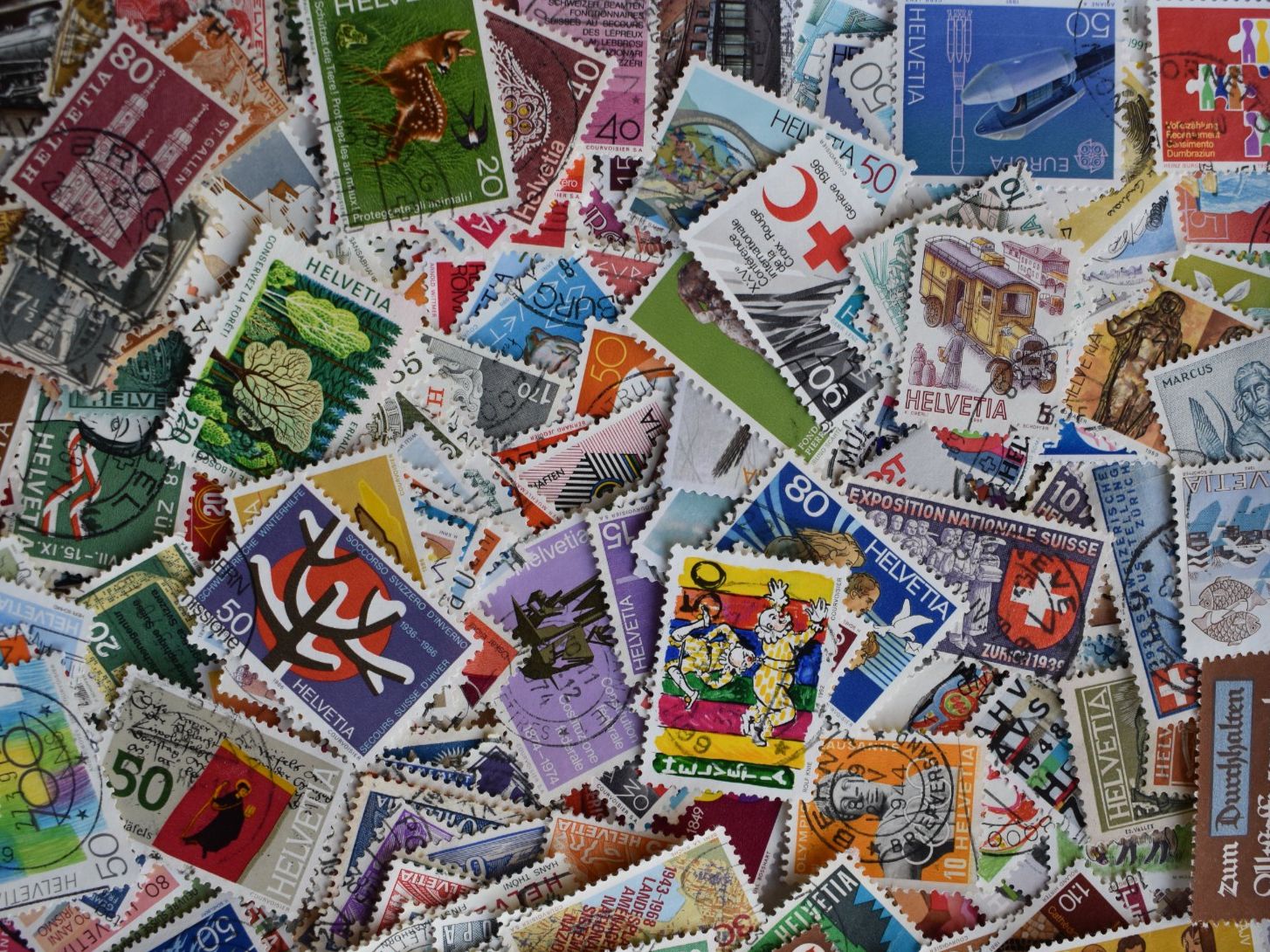 Alle Briefmarken: 1000 verschiedene Schweizer Marken      B2409B – Gebraucht aus Bettingen von Gluscht-Oase 4