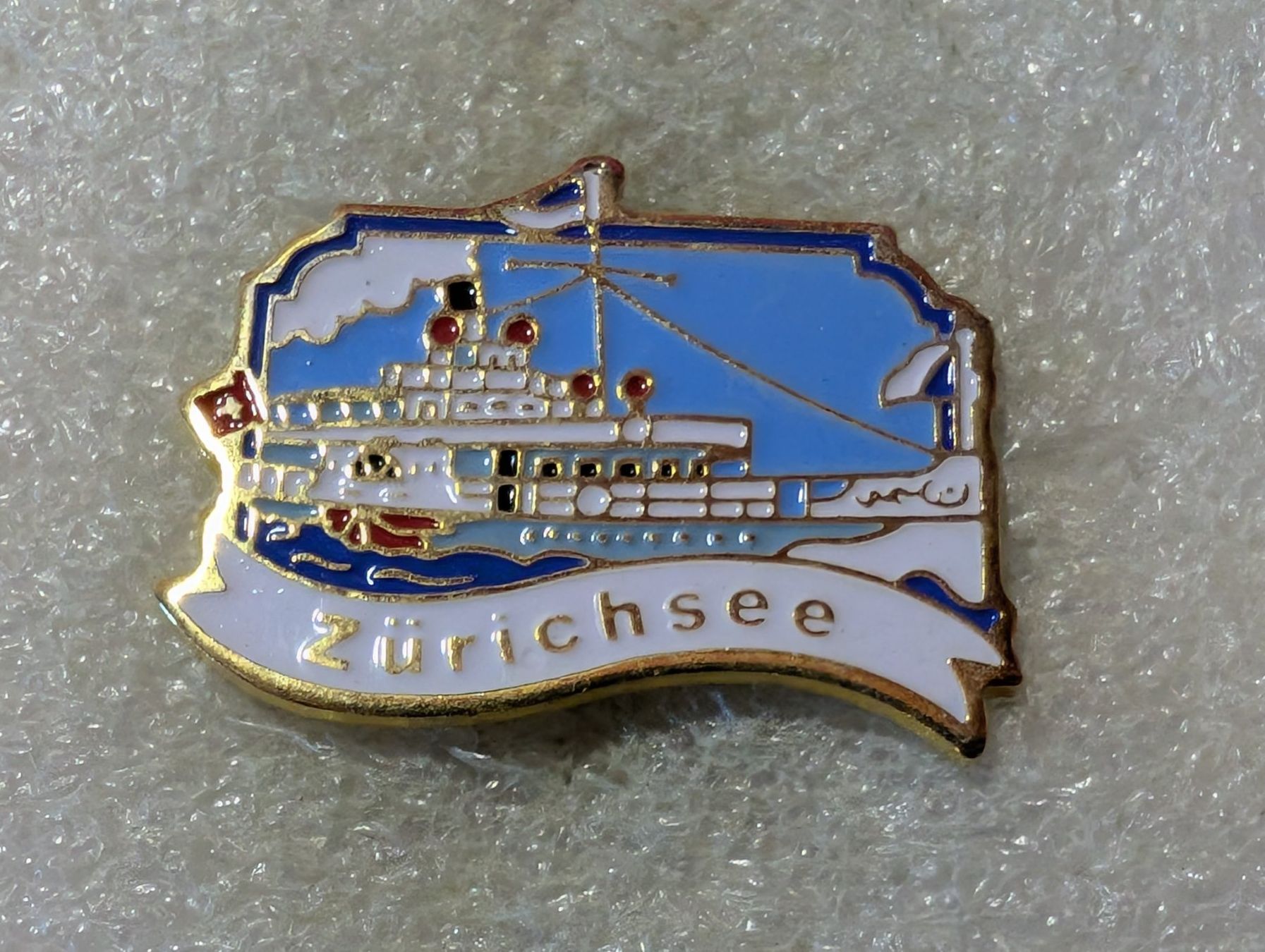 Plaketten & Abzeichen: Ansteckpin 181: Schiff Zürichsee – Gebraucht aus Oppligen von Pin-Fall-Shop