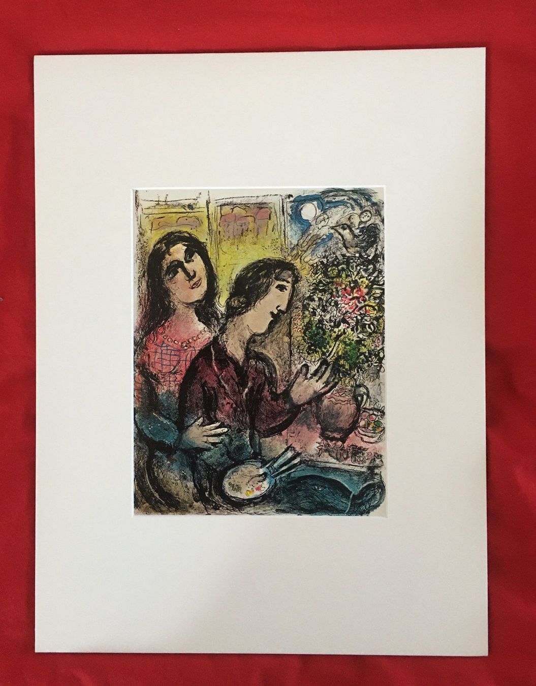 Grafiken & Lithographien: Marc Chagall Farb-Offset-Lithographie – Gebraucht aus Nennigkofen von Sommersonnen 1