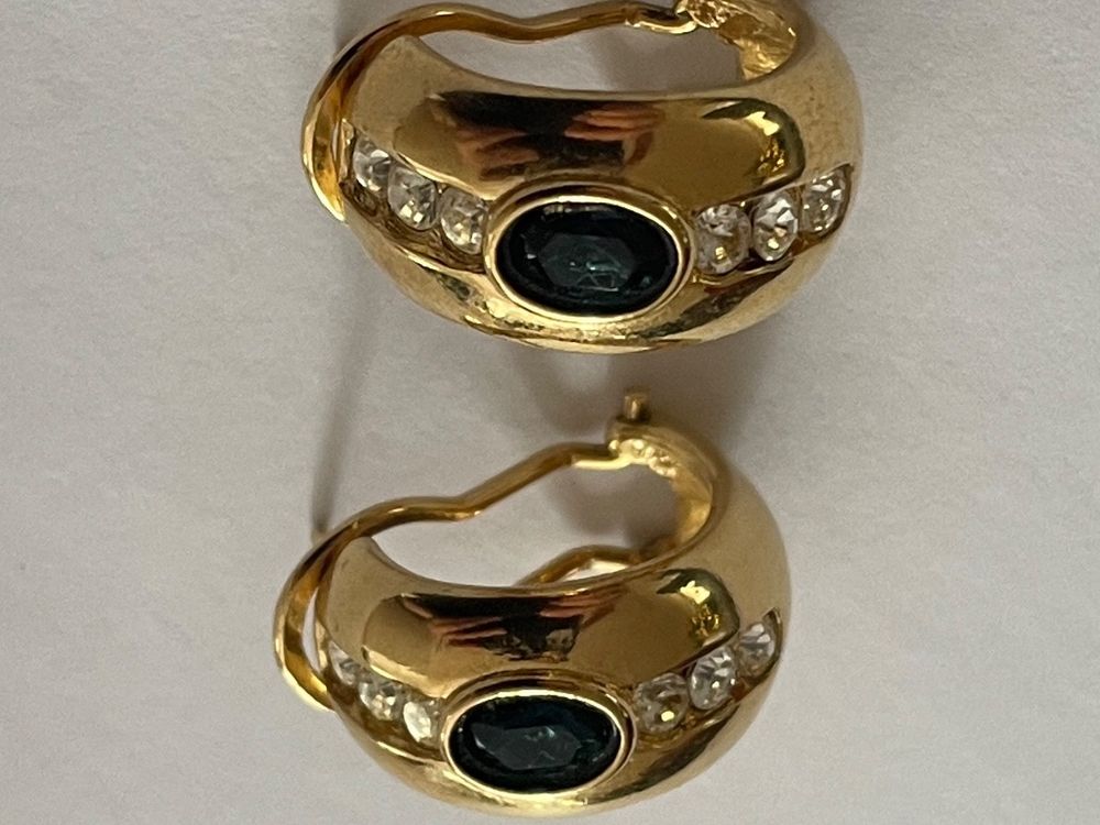 Boucles D'Oreilles Pendantes Créoles En Argent Massif 925 - Anciennes & Ethniques
