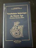 VOCABULAIRE HISRORIQUE DU MOYEN AGE