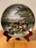 Sammelteller "Enten und Hühner am Dorfteich"