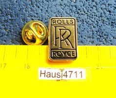 RR ROLLS ROYCE GOLDIG GEPRÄGT SCHMUCK-PIN 20x12mm TOP-QUALIT