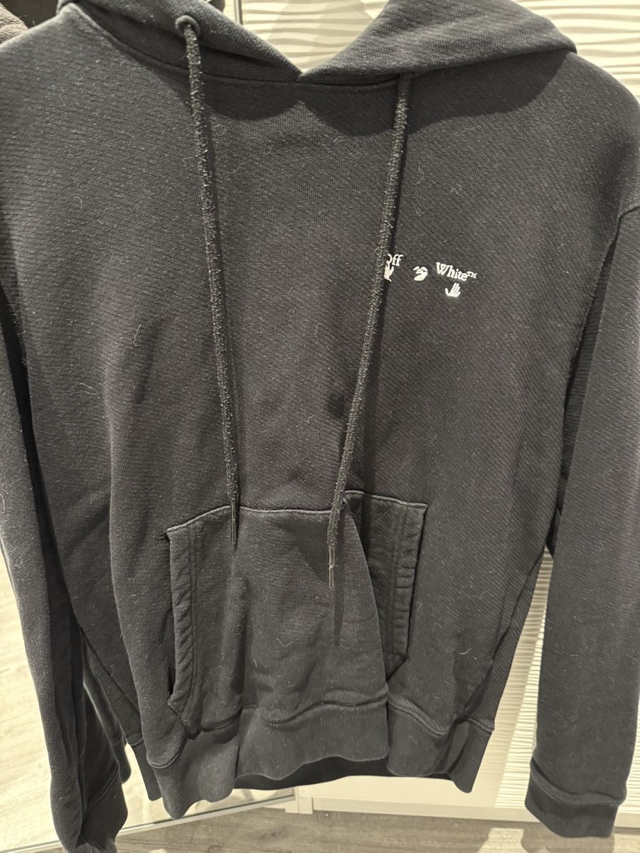 Off-White Maglioni & Felpe: Off white hoodie stitched logo M – Usato da Giubiasco venduto da Darkemperor