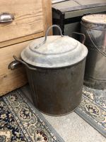 *RAUSVERKAUF* Vintage Kübel N°51, Zinktopf, Topf, 40 cm Ø