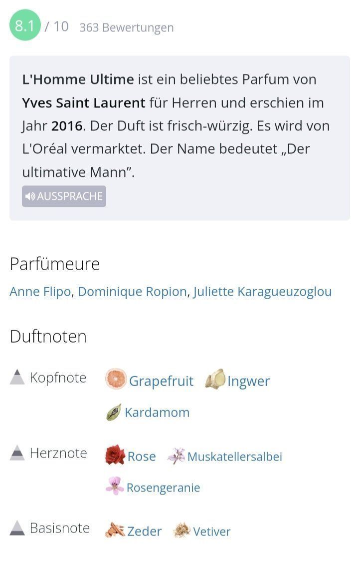 Saint Laurent Parfum & Eau de Toilette: 2 ml ULTIME YVES SAINT LAURENT ABFÜLLUNG – Neu (gemäss Beschreibung) aus St. Gallen von CaliSunshine 4