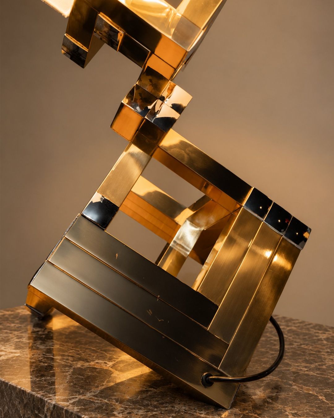 Lampen: LAMPE WILLY RIZZO LUMICA – Gebraucht aus Moutier von Vintage-signature 3