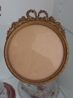 Oval Bilderrahmen antik goldfarbenen Jugendsti