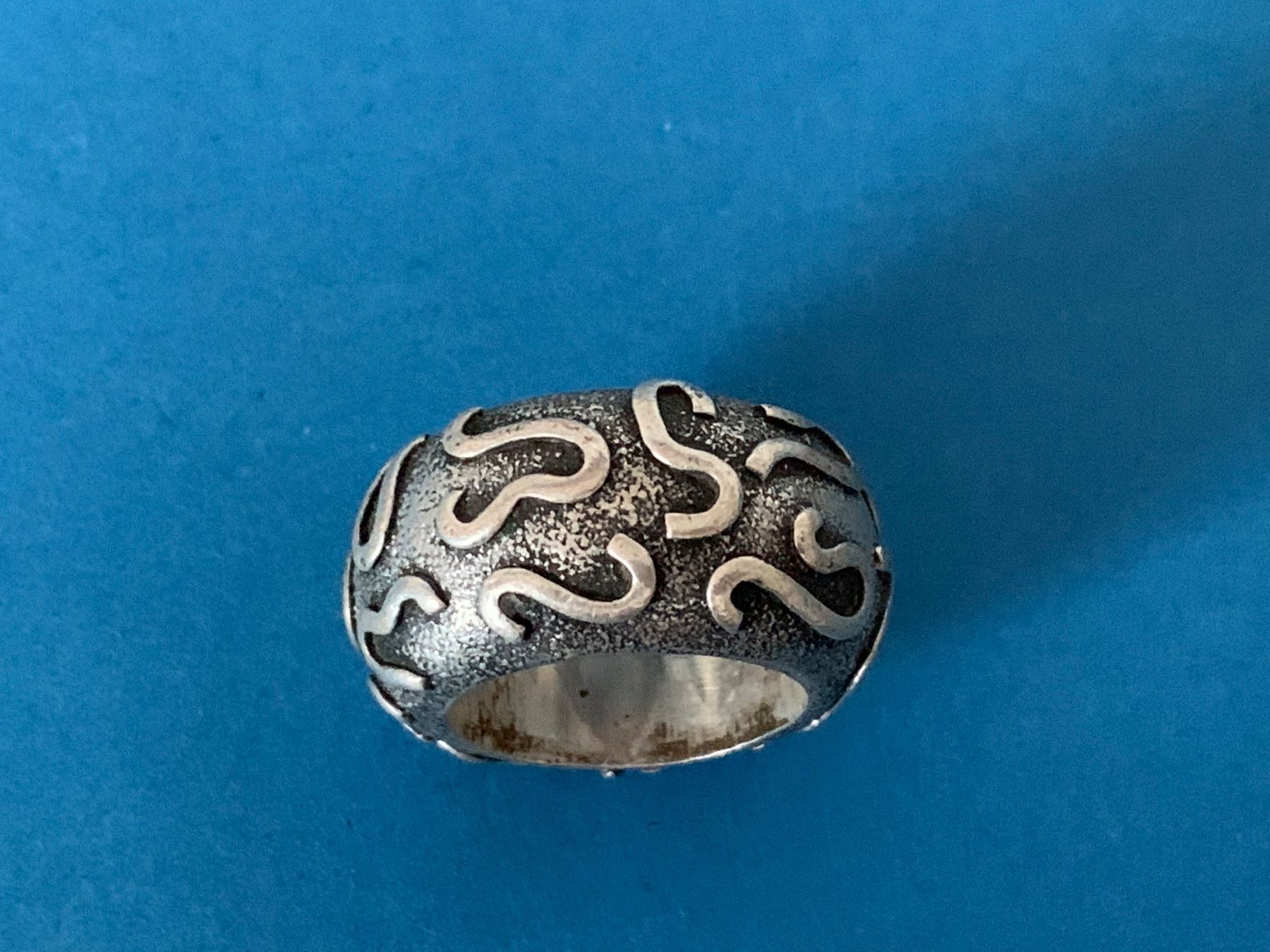 Bagues: Silberring bauchig WORM (55) – D'occasion à Dittingen par Bellevista 2