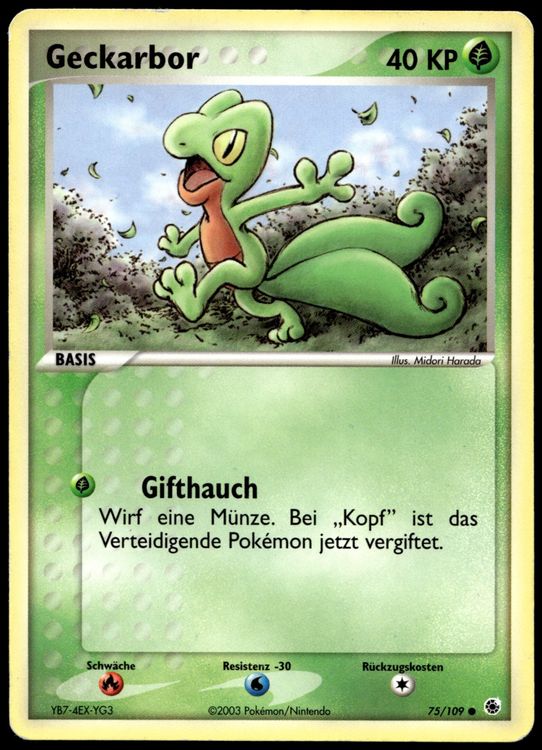 Geckarbor 75/109 Pokémon Ruby & Sapphir ab 1.- (Neu (gemäss ...