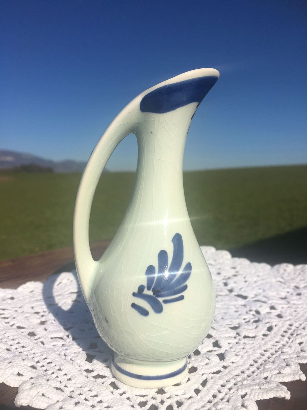Vasi & Recipienti: DELFT  HOLLAND  BLUMENVASE  KERAMIK – Usato da Subingen venduto da ArtBead 2