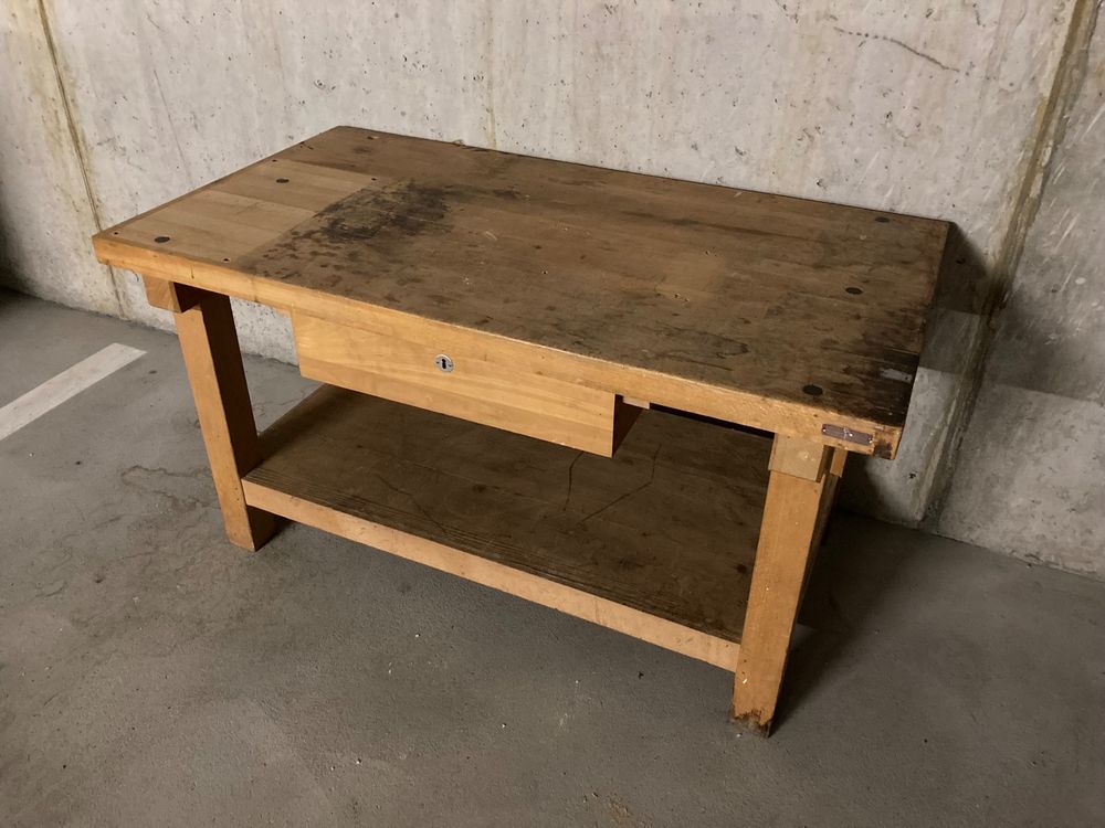 Werkbank Holz massiv Kaufen auf Ricardo