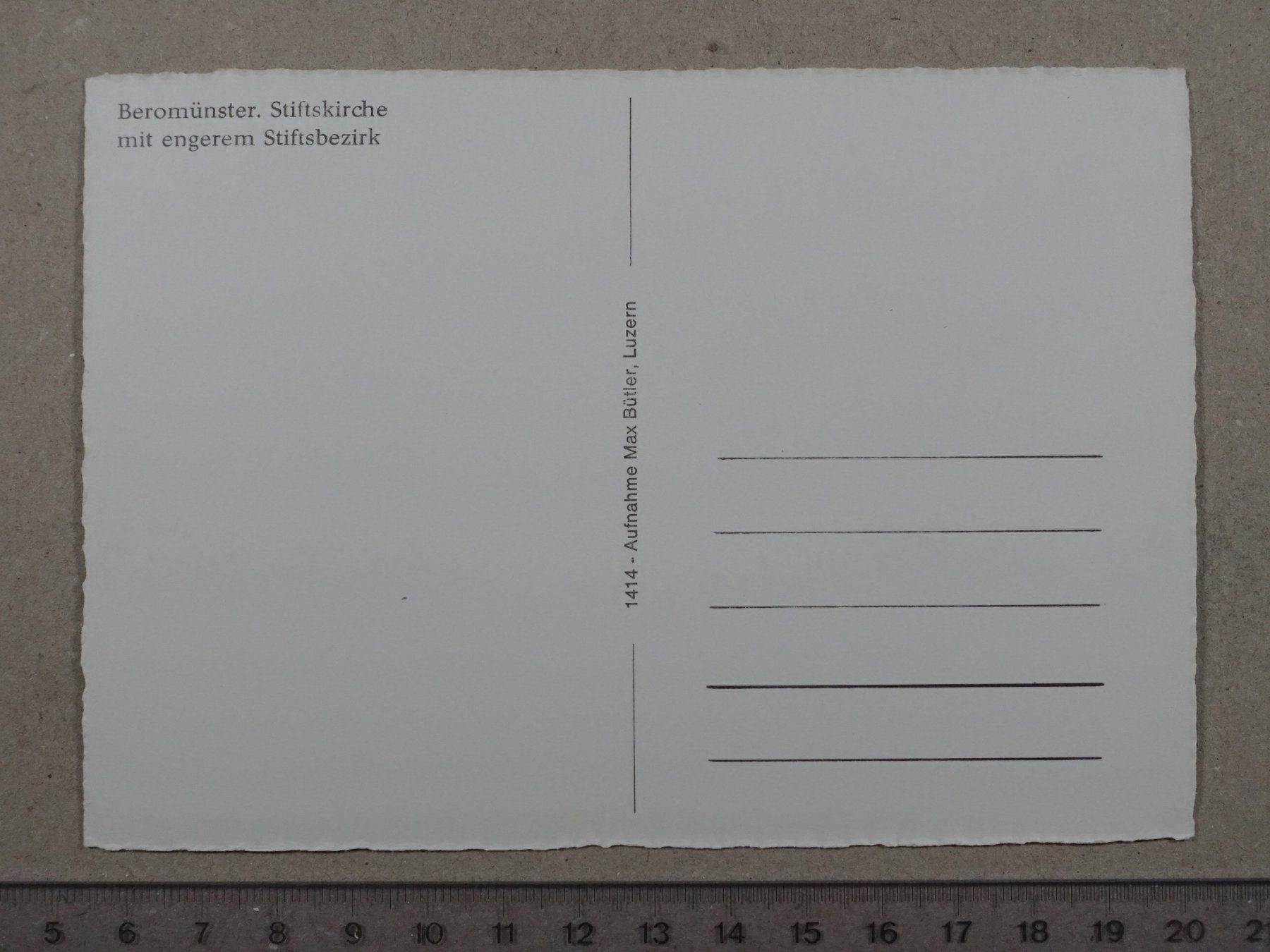 Cartoline postali: Beromünster – Usato da Lenzburg venduto da fh1 1