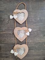 3fach Bilderrahmen, Herzform, neu, ungebraucht