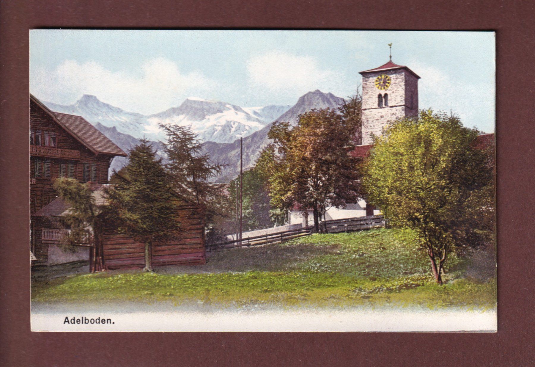 Cartoline postali: ADELBODEN – Usato da Pully venduto da nicecards-shop