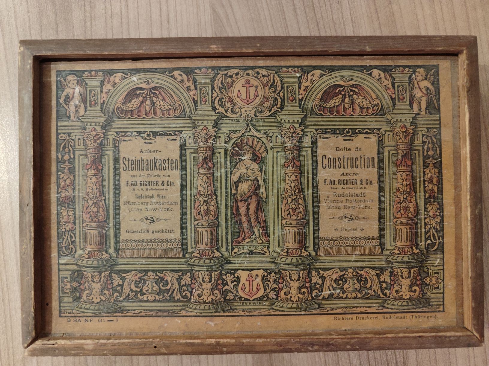 Spielzeuge: Antiker Steinbaukasten Anker/Richter No. 3 – Gebraucht aus Bettwiesen von tuemian