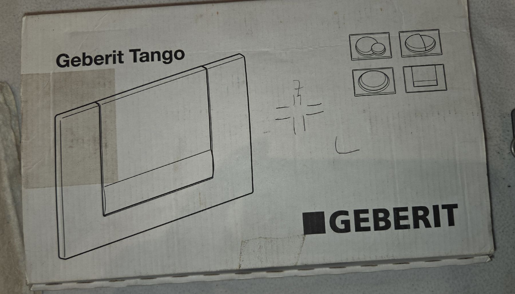 Geberit WC: Geberit plaque WC , ( Duofix selon modèle)  – Nuovo e nell'imballaggio originale da Val-d'Illiez venduto da chr_svp2 1
