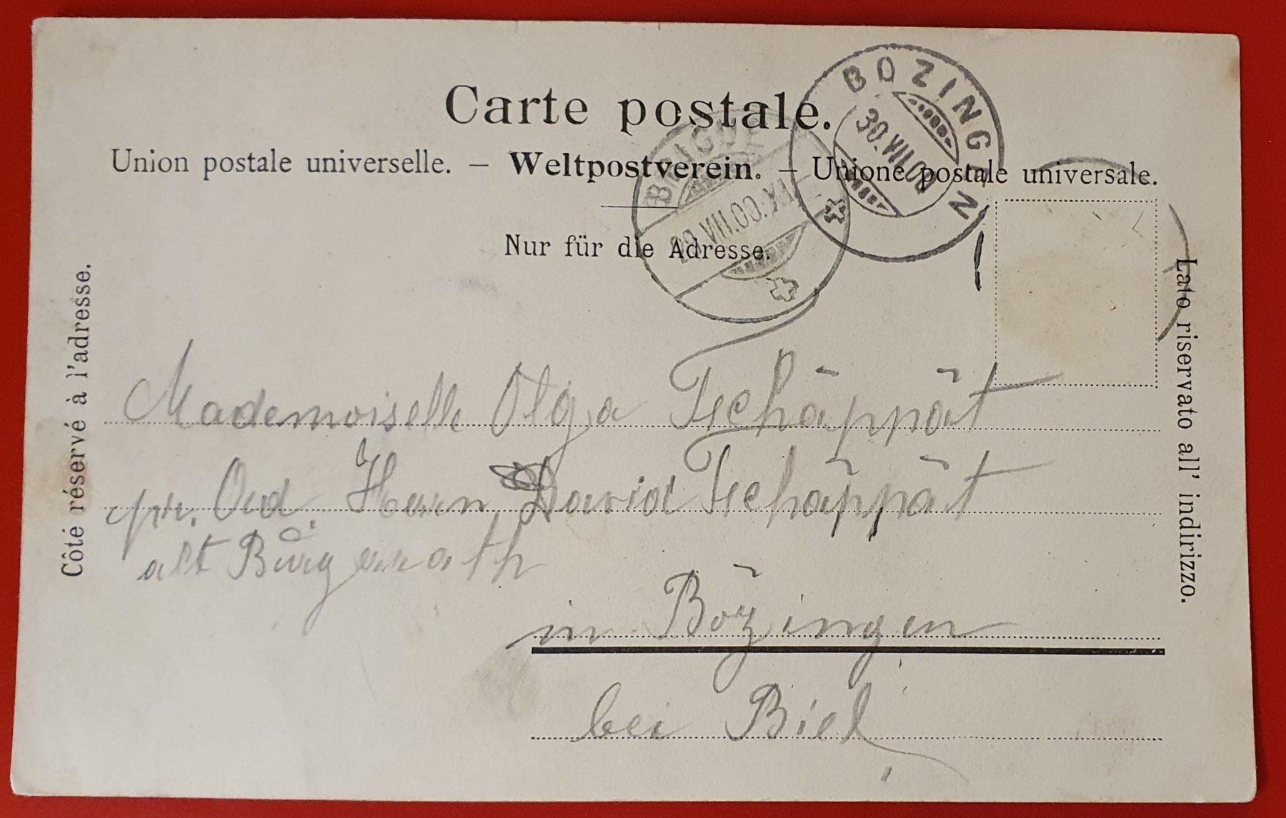 Cartoline postali: Brig 1900 – Usato da Kreuzlingen venduto da Rschweiz1 1