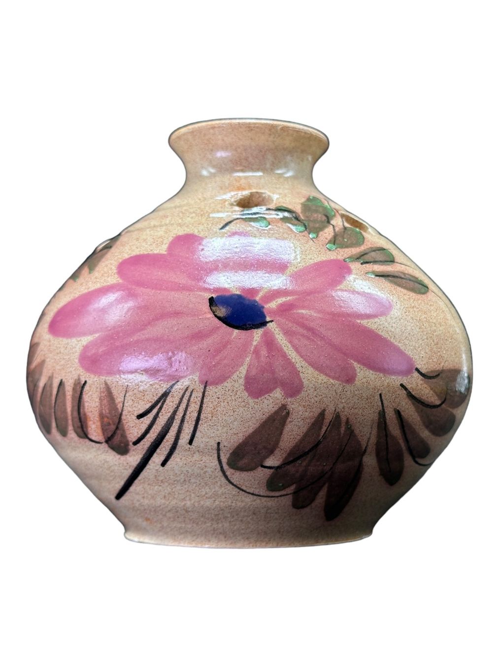 Vasen & Gefässe: Vase VALLAURIS pique-fleurs en grés émaillé peint à la main – Gebraucht aus Morges von MeeBee 8