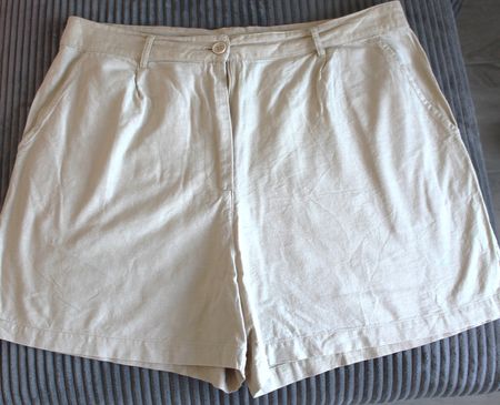 Short coton/lin taille L