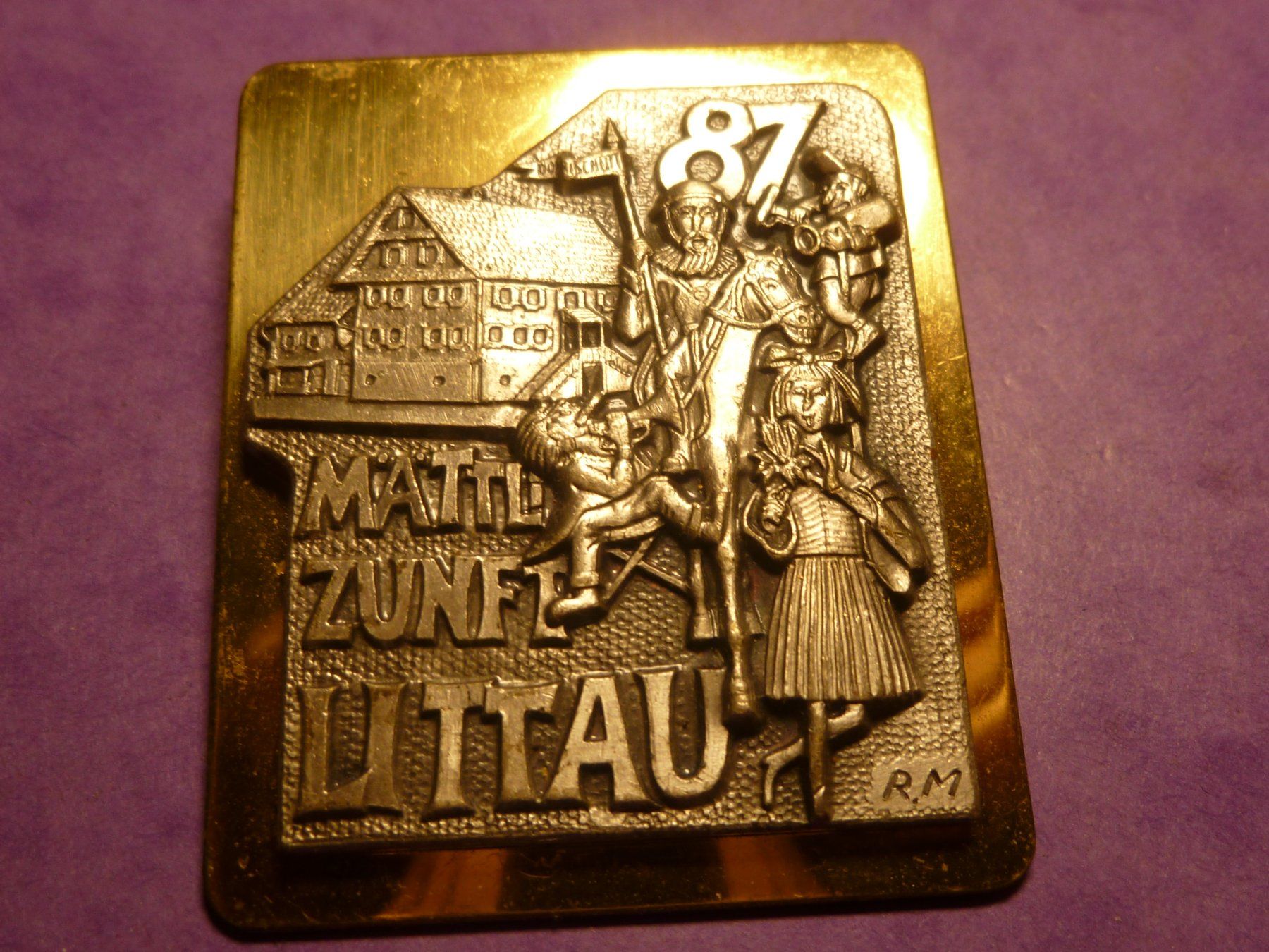 Placchette & Badge: LITTAU 1987 GOLD – Usato da Ried (Muotathal) venduto da Mandarin02