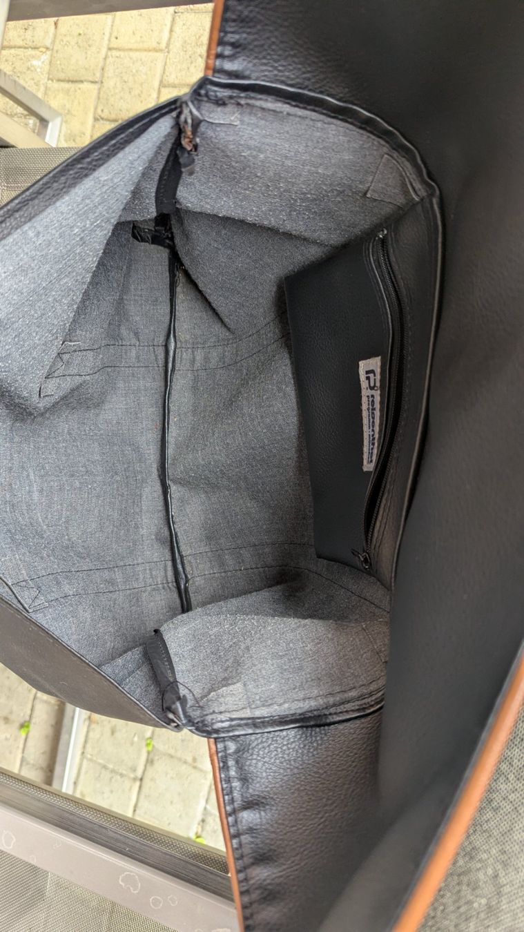 Reisenthel Borse da donna: grosse Handtasche Reisenthel, Leder, Stoff – Usato da Bremgarten b. Bern venduto da chrissell10 2