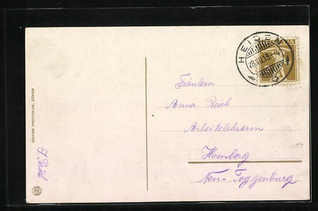 Cartoline postali: AK Heiden, Ortsansicht mit Bodensee – Usato da Berlin venduto da bartko-reher 1