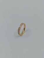 VINTAGE ALLIANCE DIAMANT RING IN 750 GELBGOLD, 1.00 CT.