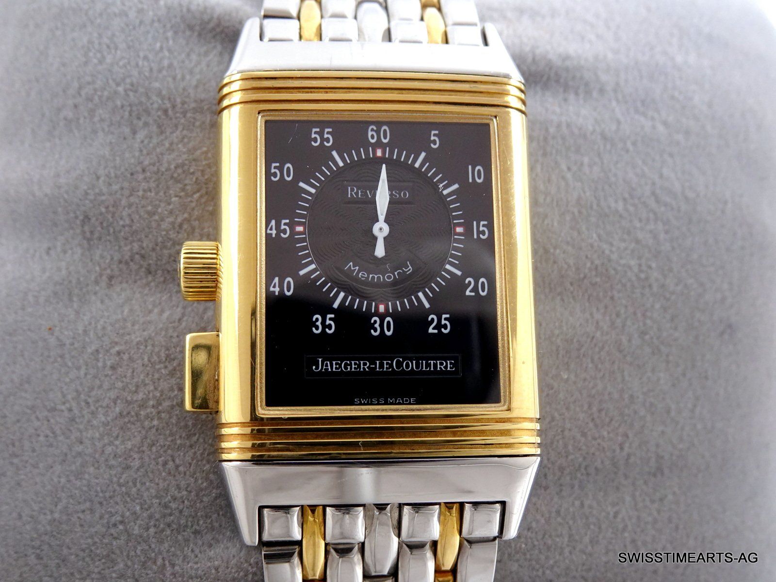 Jaeger-Lecoultre Orologi: JAEGER LECOULTRE 18K/SS DUOFACE MEMORY 255.5.82 CHRONO – Usato da Zürich venduto da SWISSTIMEARTS-AG 1