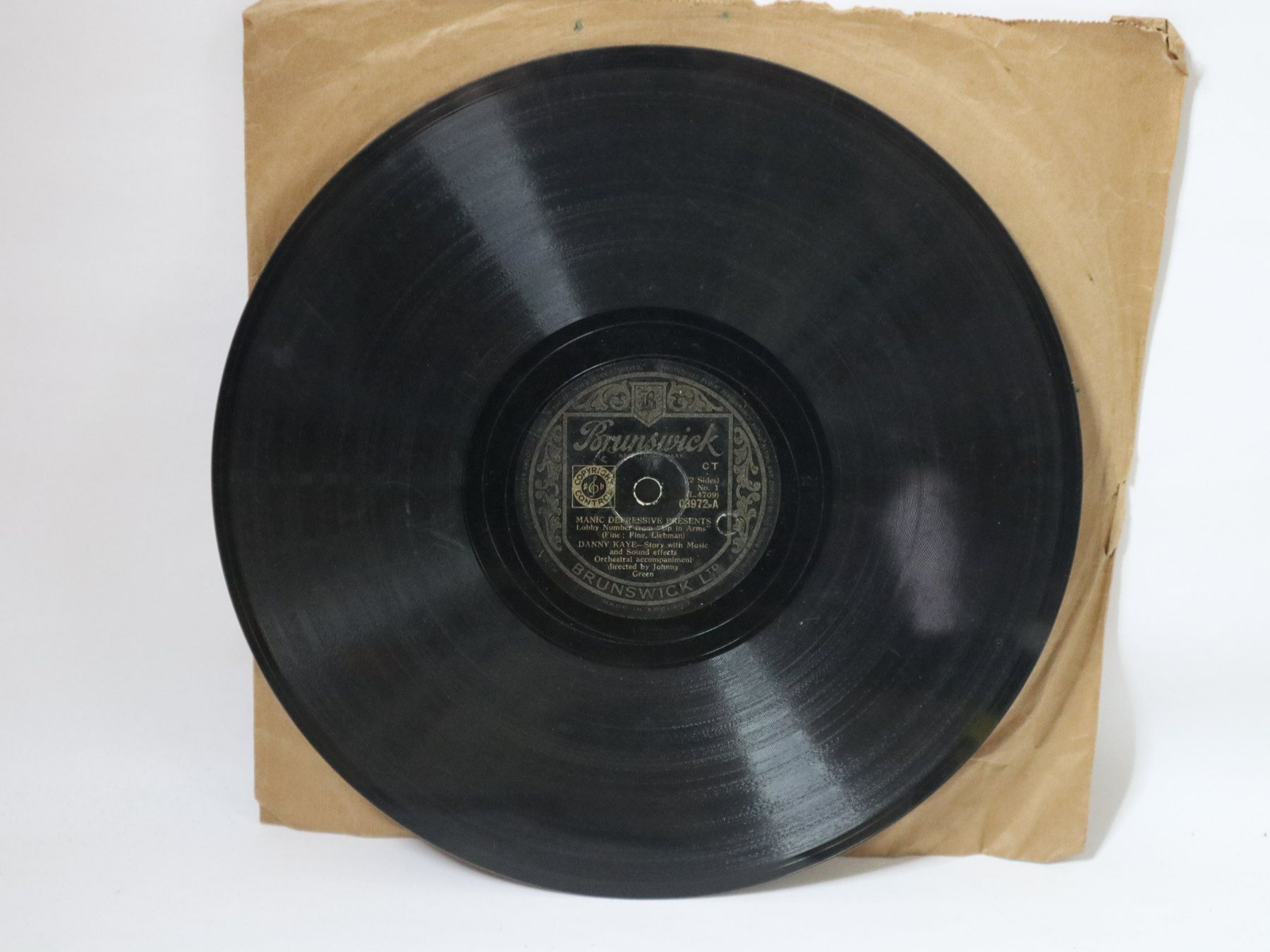 Schallplatten: Schellack Danny Kaye Manic Depressive Presents Up In Arms – Gebraucht aus Eschenbach SG von Astalavista 1