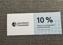 Aeschbach Chocolatier Rabatt 10% | Zugerland