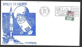 USA Sonderbrief Apollo 14 Startbeleg NASA-Cachet 31.1.1971