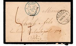 Brief Basel 1874 - Suisse Belfort nach Paris