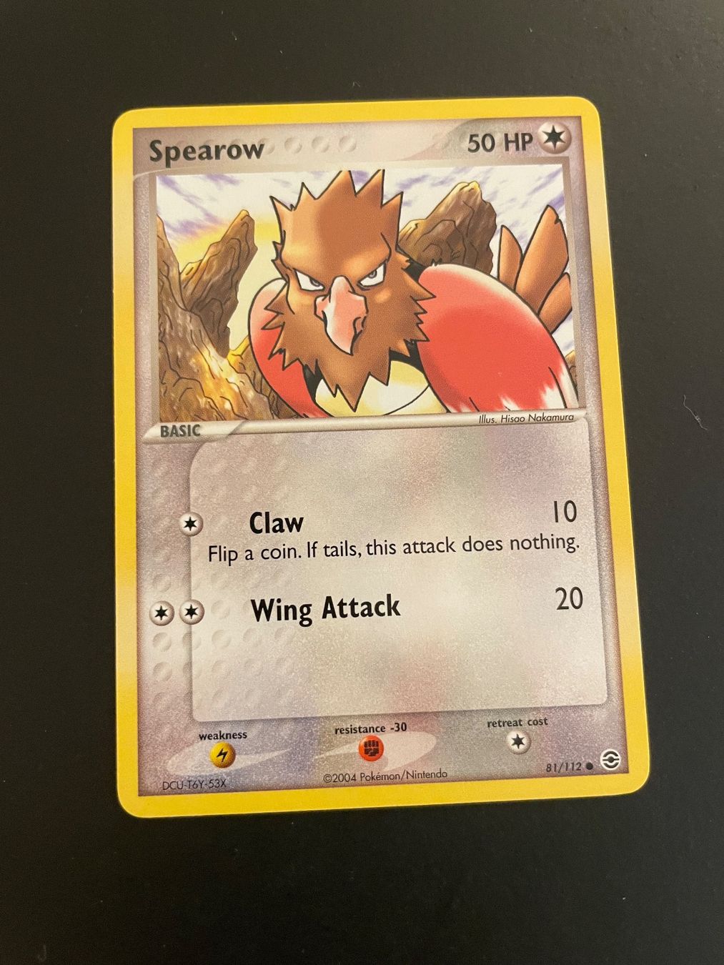 Pokémon Carte collezionabili: Spearow 81/112 RG FireRed & LeafGreen – Usato da Zürich venduto da pokemon_cards
