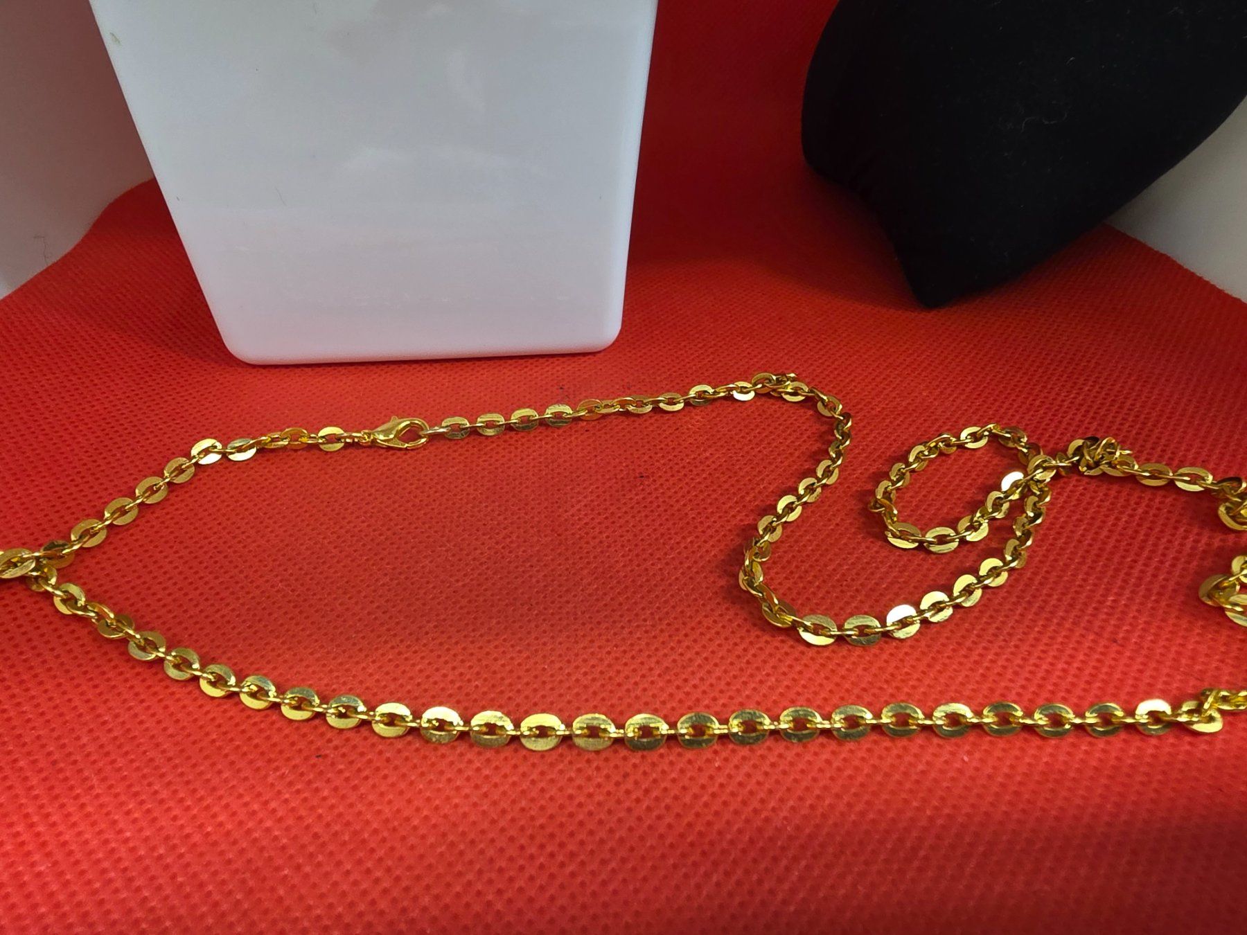 Catenine: kette feingliedrig 70cm guter Zustand – Usato da Herisau venduto da Antiques.AR 2