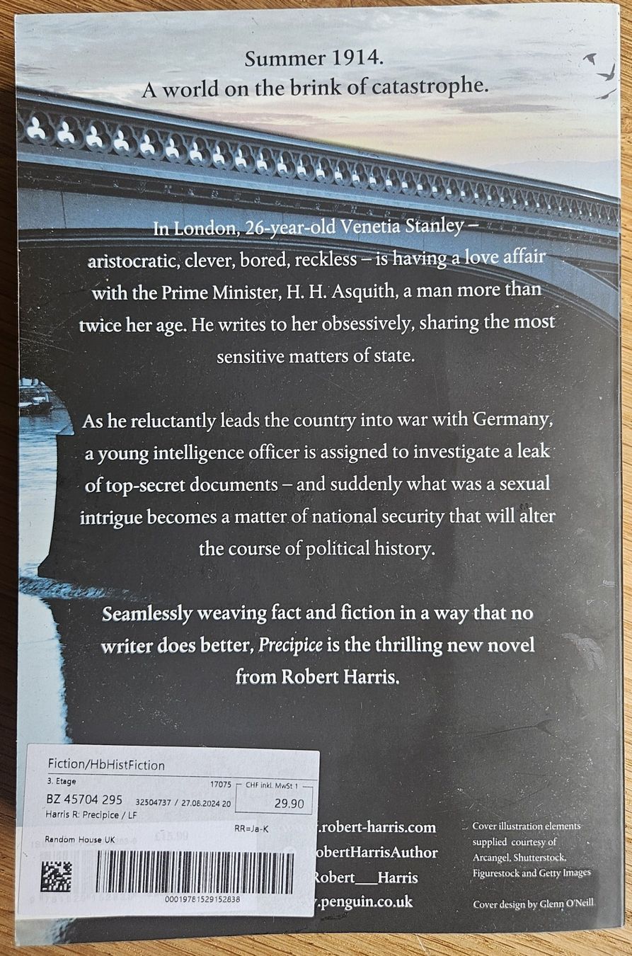 Libri: Book Robert Harris: Precipice – Usato da Schaffhausen venduto da asyouwestley 3