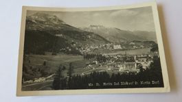 St. Moritz Bad - Blick auf St. Moritz Dorf - 1928