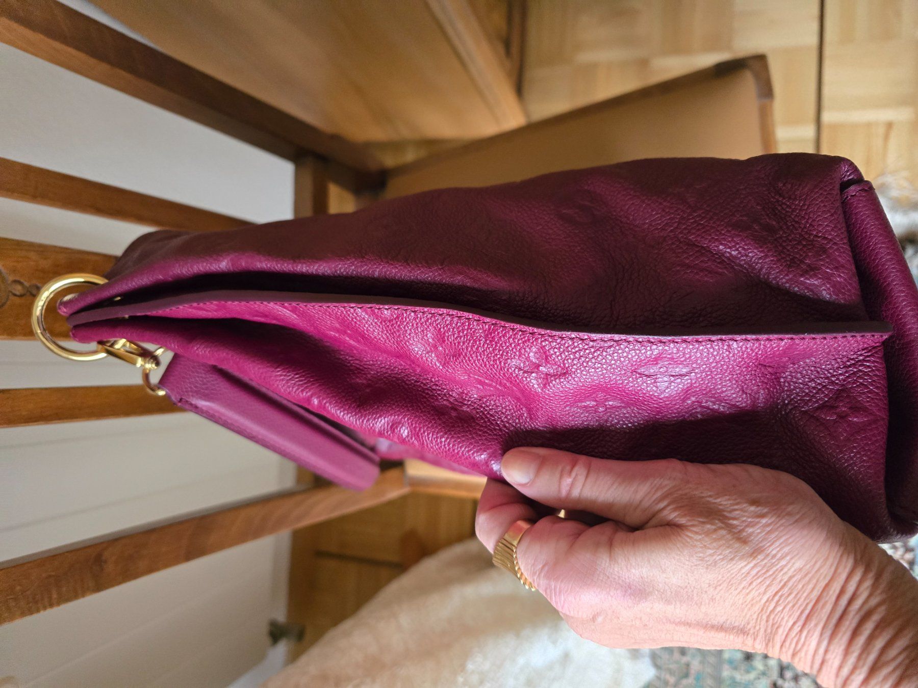 Louis Vuitton Borse: Louis Vuitton Metis hobo Empreinte Weinrot – Usato da Bottmingen venduto da sandy_2 6