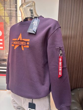 Alpha Industries Logo Edge Crewneck – Gr. L – Neu mit Etiket