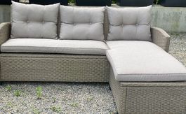 Gartenlounge aus Polyrattan