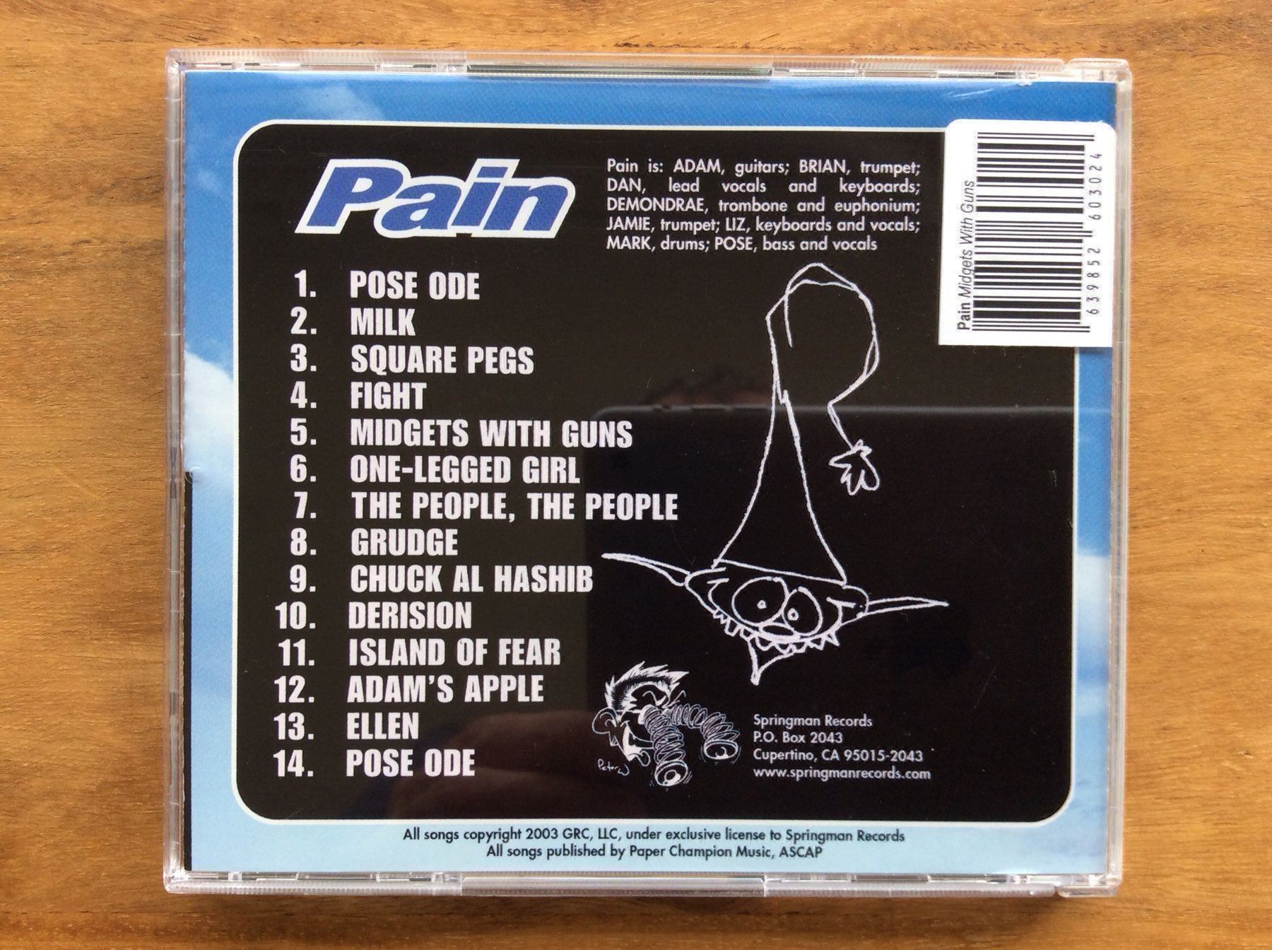 CDs: CD Pain – Midgets With Guns – Gebraucht aus Horgen von flyingpenguin2000 2