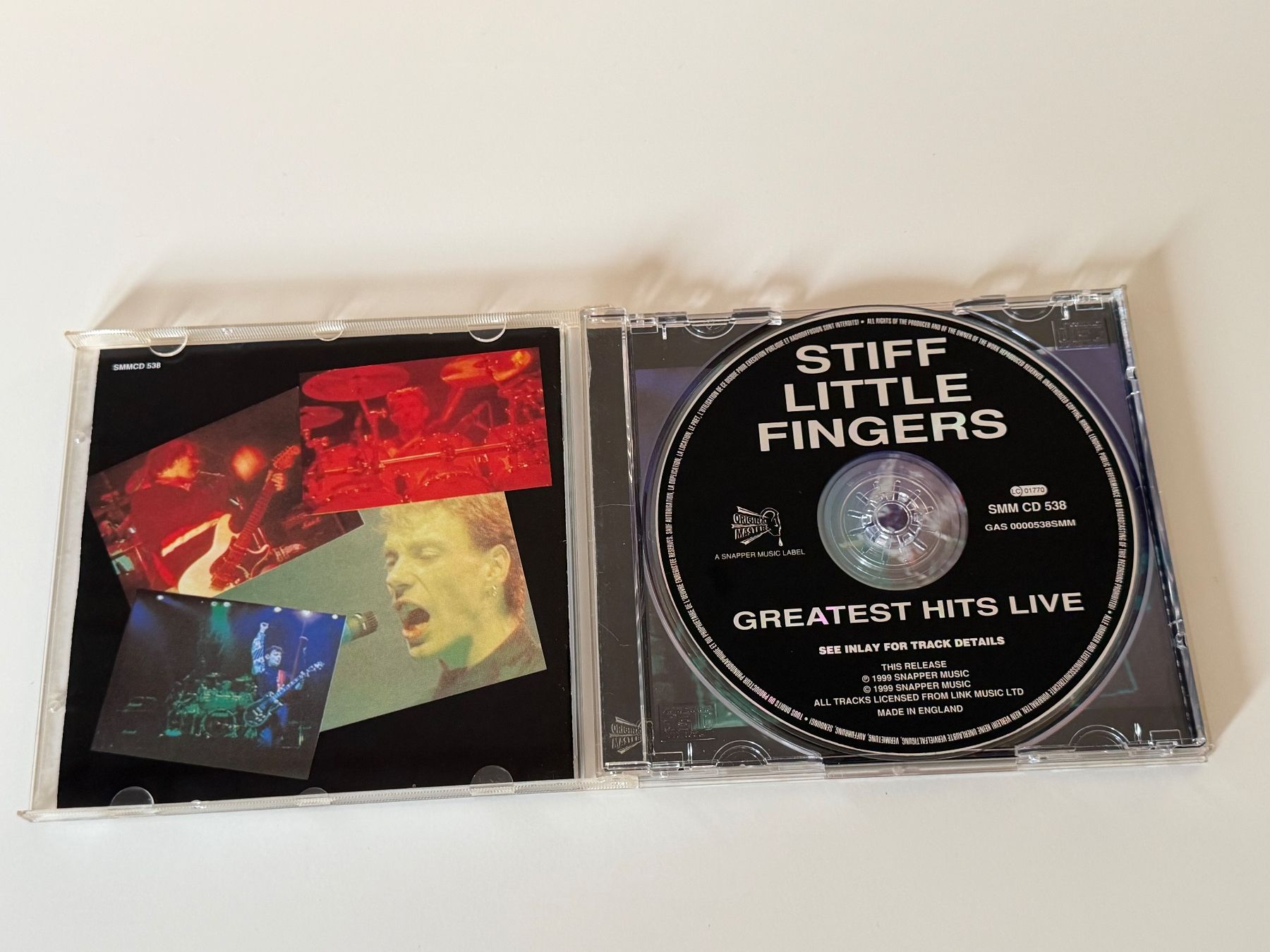 CD: Stiff Little Fingers - Greatest Hits Live CD – Usato da Altstätten SG venduto da sheamus 2