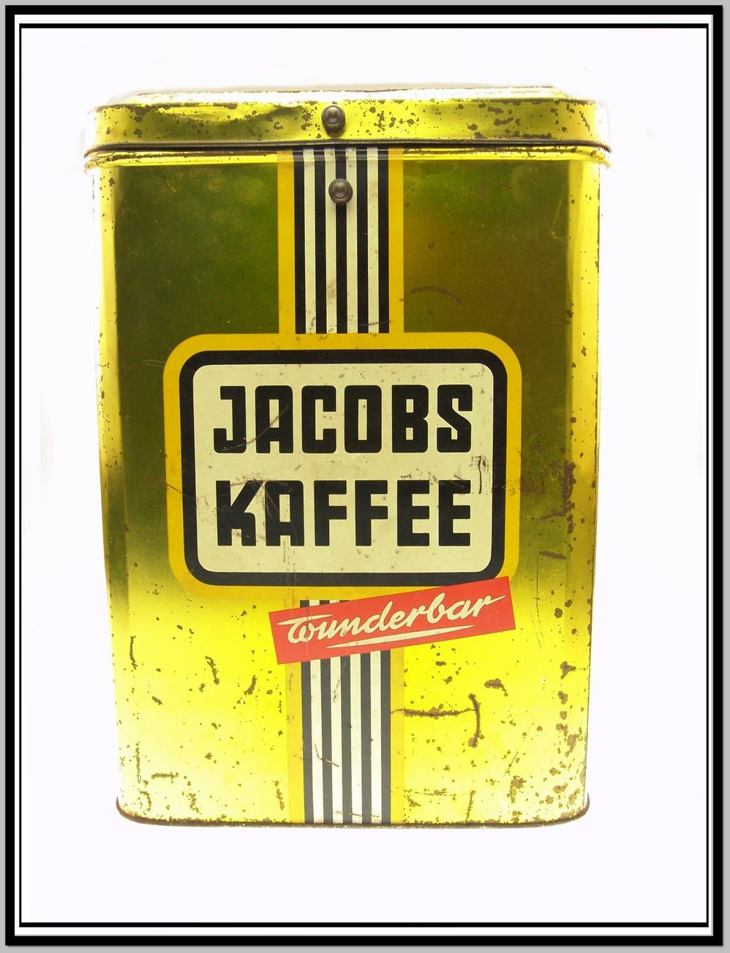 Dosen: Tante Emma Laden Jacobs Kaffee Büchse / Blechdose mit Deckel – Gebraucht aus Langenthal von Antik_Huesli 2